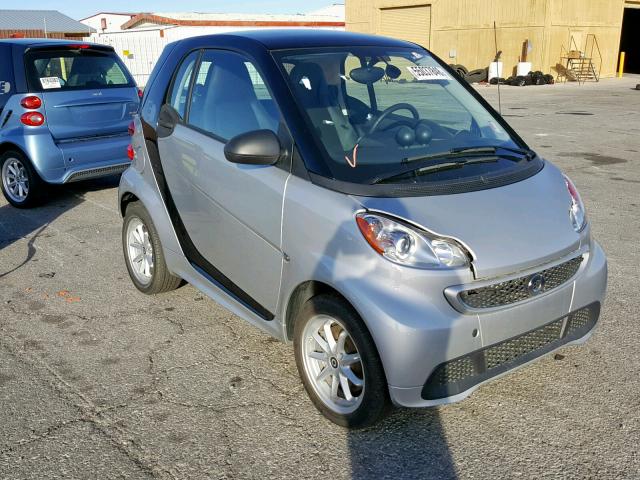 WMEEJ9AA9EK798140 - 2014 SMART FORTWO ELE GRAY photo 1