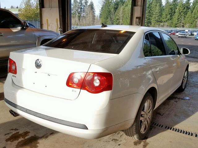 3VWSG71K87M031501 - 2007 VOLKSWAGEN JETTA 2.5 WHITE photo 4