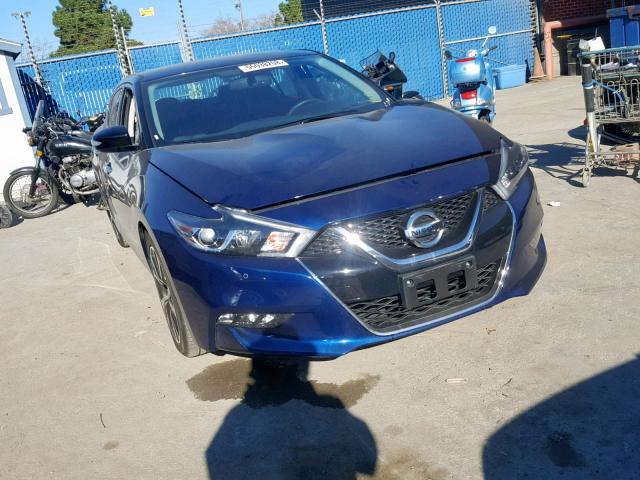 1N4AA6AP3JC377864 - 2018 NISSAN MAXIMA 3.5 BLUE photo 1