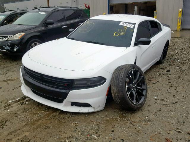 2C3CDXBG3JH312724 - 2018 DODGE CHARGER SX WHITE photo 2