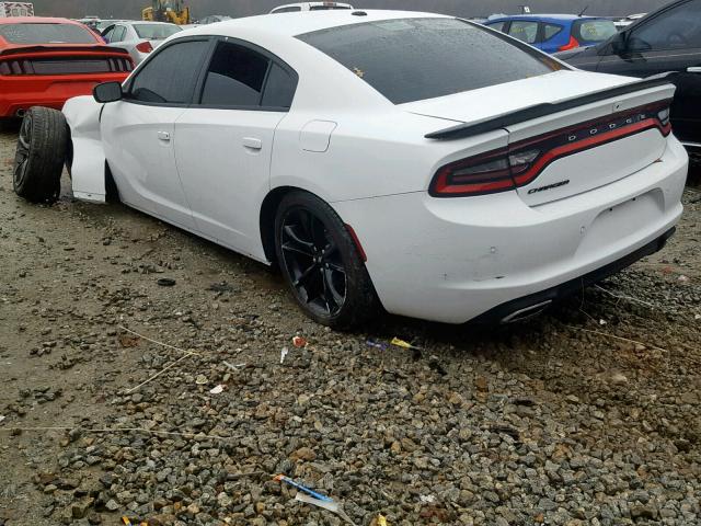 2C3CDXBG3JH312724 - 2018 DODGE CHARGER SX WHITE photo 3