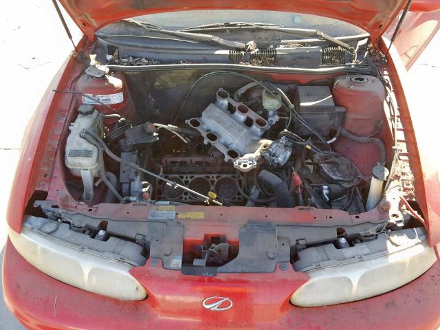 1G3NF12E7XC378666 - 1999 OLDSMOBILE ALERO GLS RED photo 7