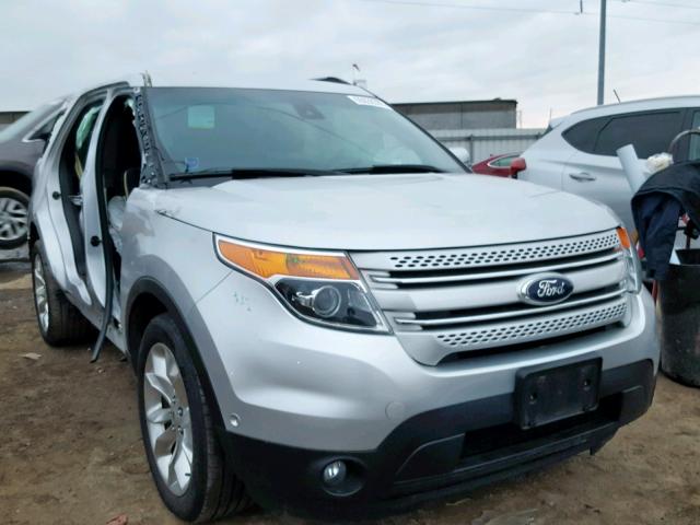 1FM5K8F87FGA72658 - 2015 FORD EXPLORER L SILVER photo 1