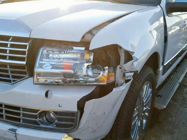 5LMJJ3J53AEJ06615 - 2010 LINCOLN NAVIGATOR Ақ фото 9