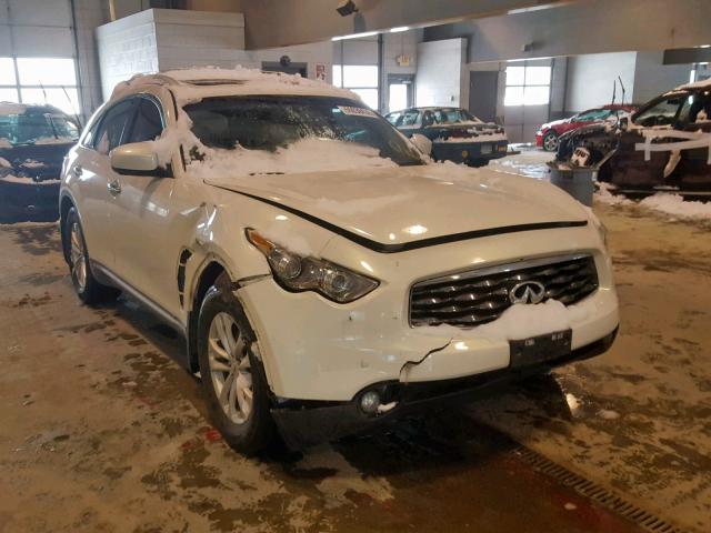 JNRAS18WX9M155254 - 2009 INFINITI FX35 WHITE photo 1