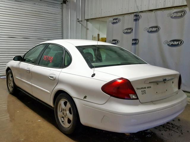 1FAFP55283G178866 - 2003 FORD TAURUS SES WHITE photo 3