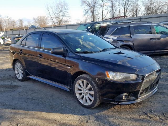 JA32V6FV4AU024925 - 2010 MITSUBISHI LANCER RAL BLACK photo 1