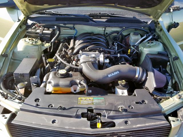 1ZVFT82H655165559 - 2005 FORD MUSTANG GT GREEN photo 7