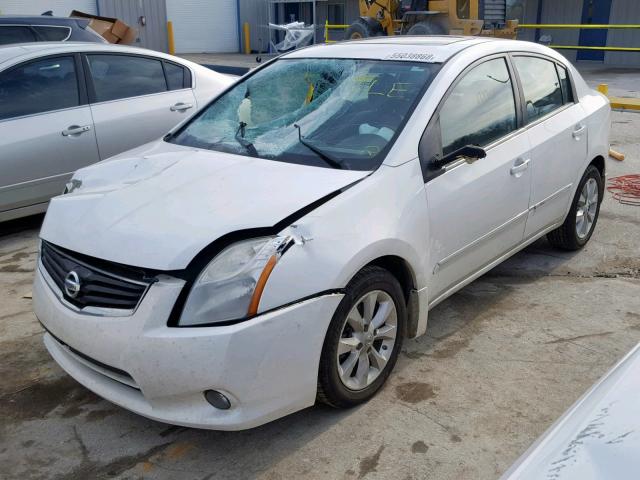 3N1AB6AP8AL729125 - 2010 NISSAN SENTRA 2.0 WHITE photo 2