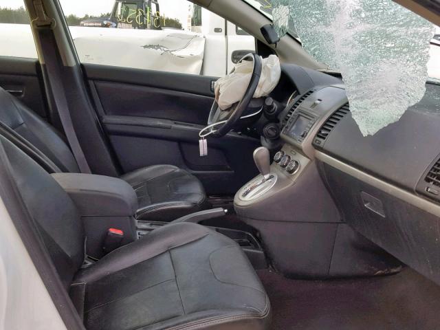 3N1AB6AP8AL729125 - 2010 NISSAN SENTRA 2.0 WHITE photo 5