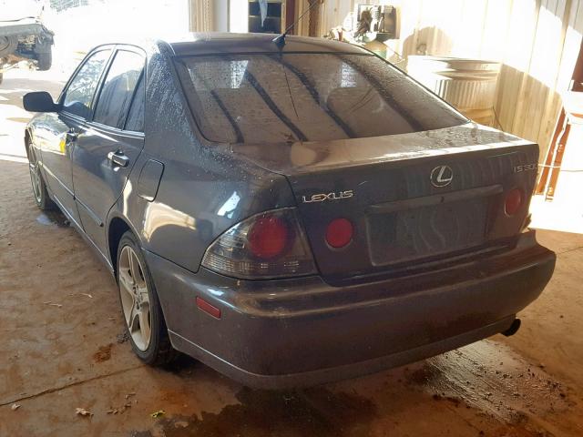 JTHBD192520040146 - 2002 LEXUS IS 300 GRAY photo 3