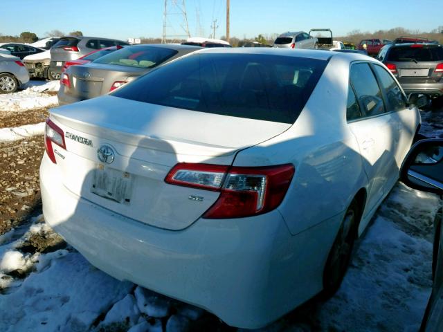 4T1BF1FK5DU248275 - 2013 TOYOTA CAMRY L WHITE photo 4