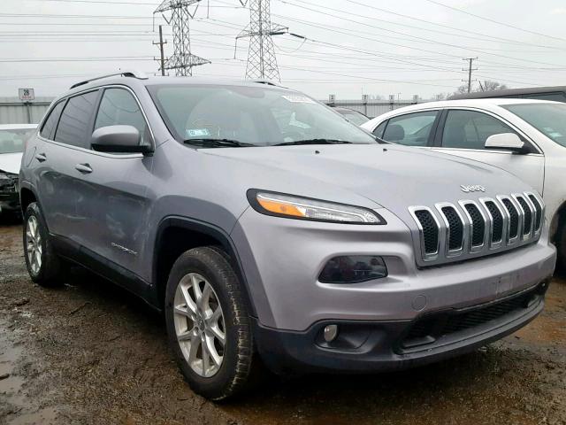 1C4PJLCB6EW101574 - 2014 JEEP CHEROKEE L GRAY photo 1