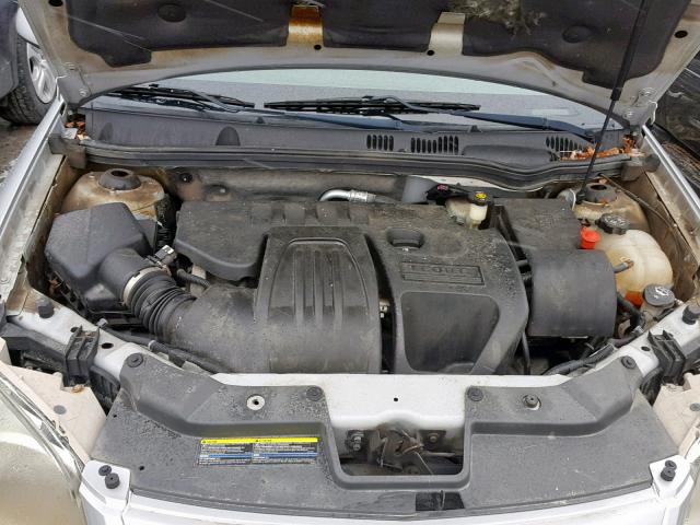 1G2AL55F787294042 - 2008 PONTIAC G5 SE SILVER photo 7