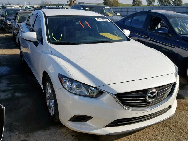 JM1GJ1U58F1199700 - 2015 MAZDA 6 SPORT WHITE photo 1