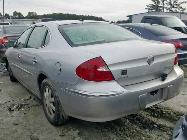 2G4WD582861250659 - 2006 BUICK LACROSSE C SILVER photo 3