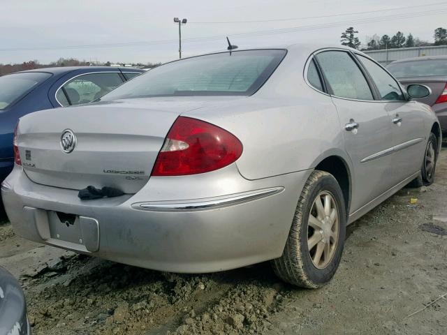 2G4WD582861250659 - 2006 BUICK LACROSSE C SILVER photo 4