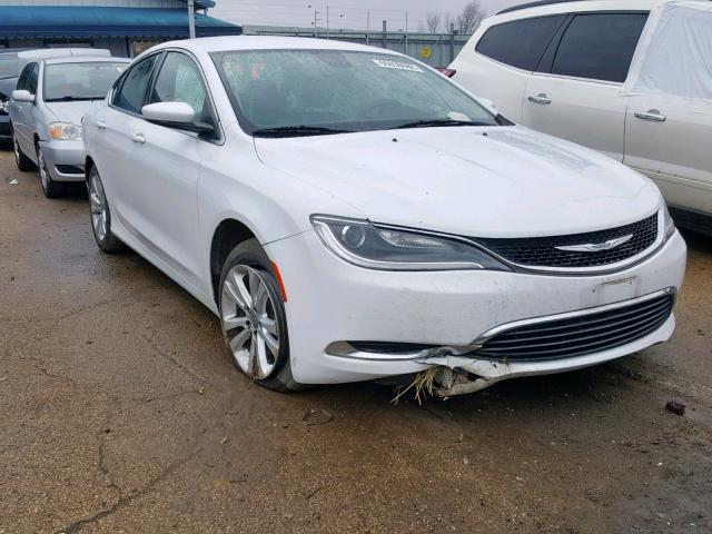 1C3CCCAB9GN130057 - 2016 CHRYSLER 200 LIMITE WHITE photo 1