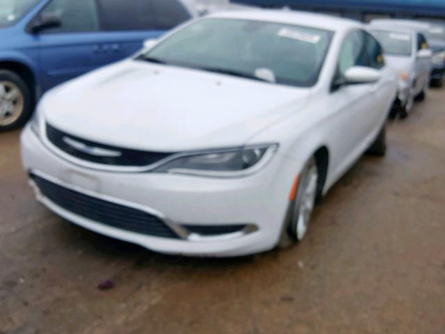 1C3CCCAB9GN130057 - 2016 CHRYSLER 200 LIMITE WHITE photo 2