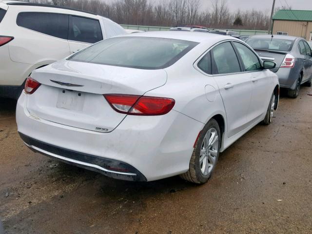 1C3CCCAB9GN130057 - 2016 CHRYSLER 200 LIMITE WHITE photo 4