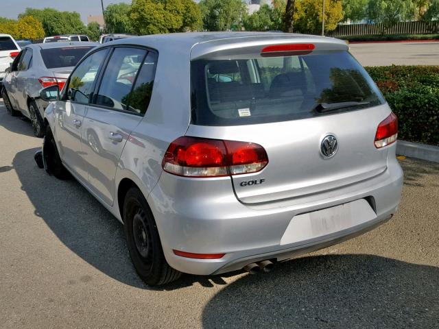 WVWDB7AJ6DW126829 - 2013 VOLKSWAGEN GOLF 银色 照片 3