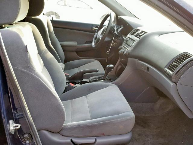 1HGCM56136A036011 - 2006 HONDA ACCORD VAL BLUE photo 5