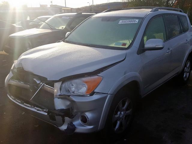 2T3DF4DV7BW163322 - 2011 TOYOTA RAV4 LIMIT SILVER photo 2