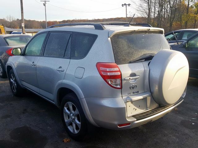 2T3DF4DV7BW163322 - 2011 TOYOTA RAV4 LIMIT SILVER photo 3