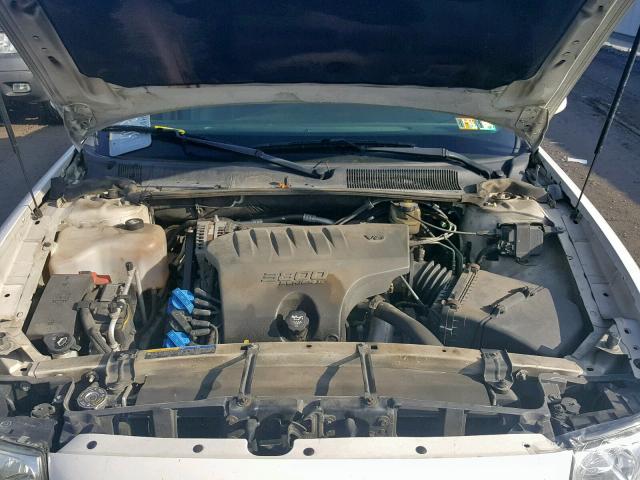 1G4HP52K944107004 - 2004 BUICK LESABRE CU WHITE photo 7