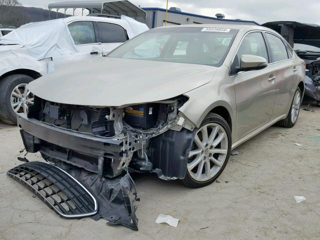 4T1BK1EB7EU098457 - 2014 TOYOTA AVALON BAS GOLD photo 2