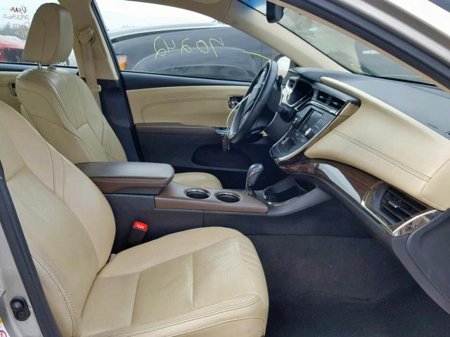 4T1BK1EB7EU098457 - 2014 TOYOTA AVALON BAS GOLD photo 5