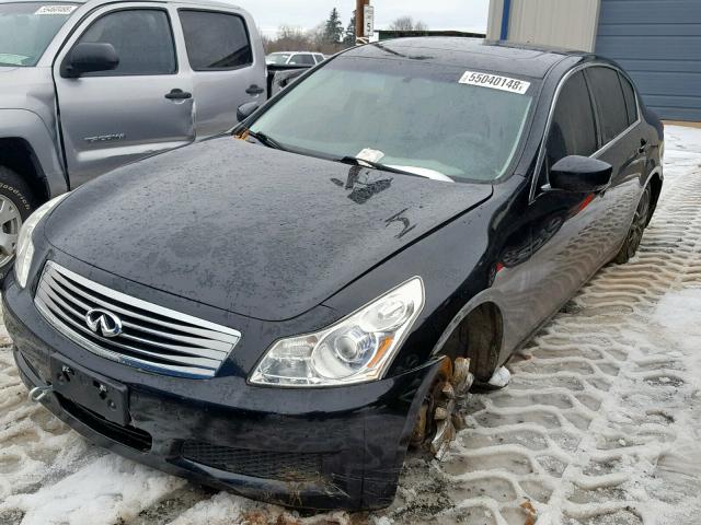 JNKCV61F79M351027 - 2009 INFINITI G37 BLACK photo 2