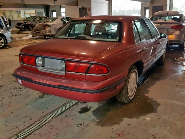 1G4HP52K0XH412047 - 1999 BUICK LESABRE CU BURGUNDY photo 4