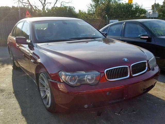 WBAGN63453DS44321 - 2003 BMW 745 LI RED photo 1