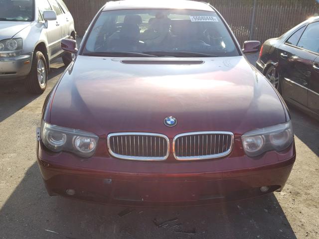 WBAGN63453DS44321 - 2003 BMW 745 LI RED photo 7