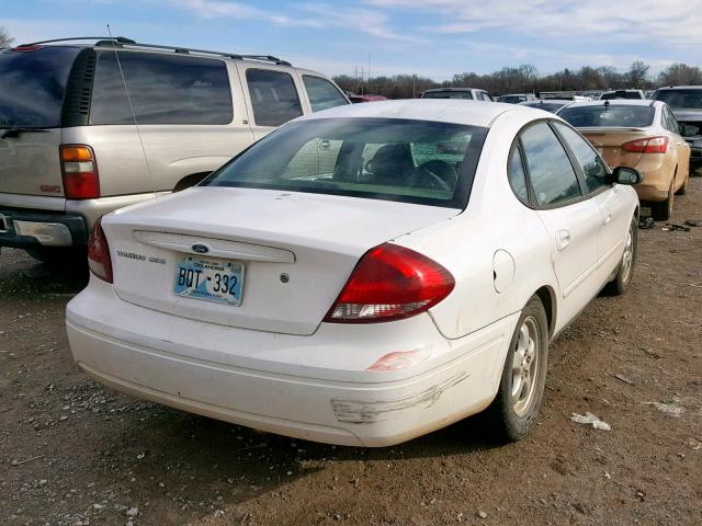 1FAFP55254A211567 - 2004 FORD TAURUS SES WHITE photo 4