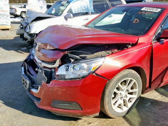 1G11C5SL1EF103831 - 2014 CHEVROLET MALIBU 1LT RED photo 9