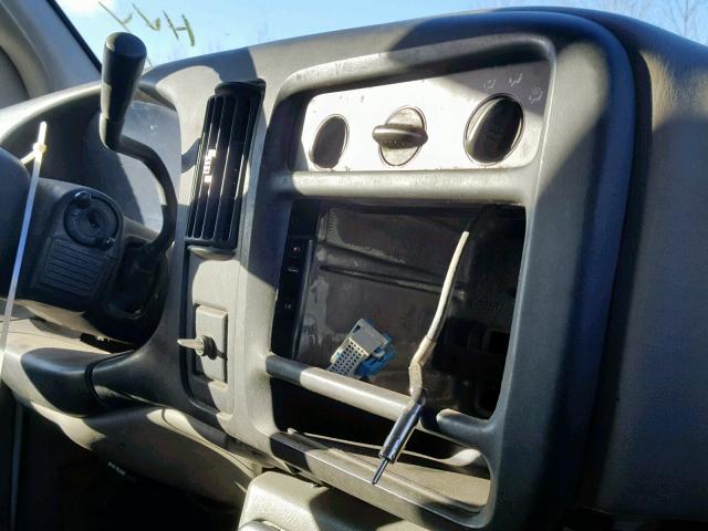 1GBJG31R111177252 - 2001 CHEVROLET EXPRESS CU WHITE photo 9