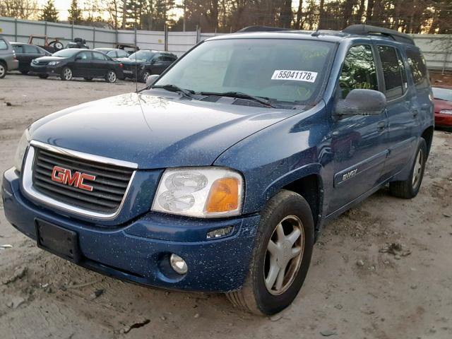 1GKET16S456128228 - 2005 GMC ENVOY XL BLUE photo 2