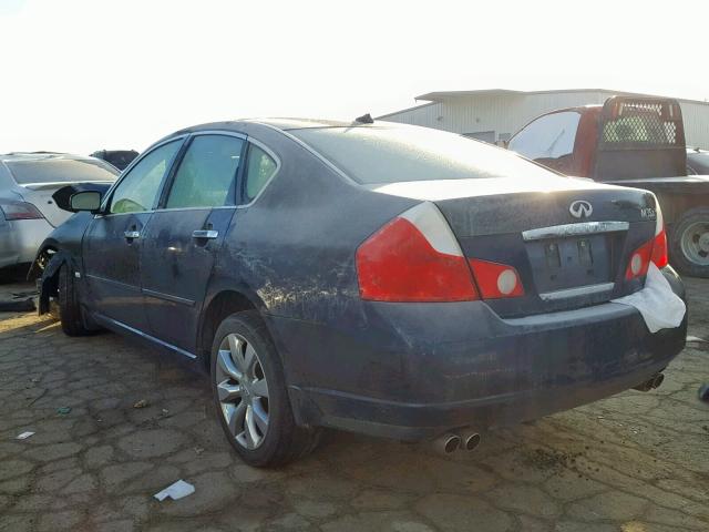 JNKAY01F57M454553 - 2007 INFINITI M35 BASE BLUE photo 3