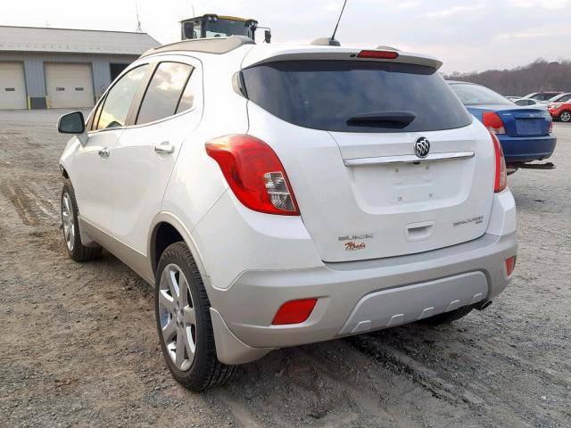 KL4CJGSB5GB712806 - 2016 BUICK ENCORE WHITE photo 3