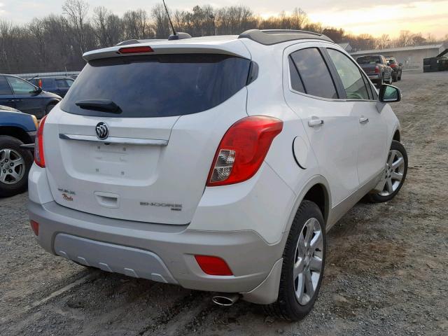 KL4CJGSB5GB712806 - 2016 BUICK ENCORE WHITE photo 4