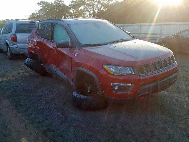 3C4NJDDB8HT681884 - 2017 JEEP COMPASS TR RED photo 1