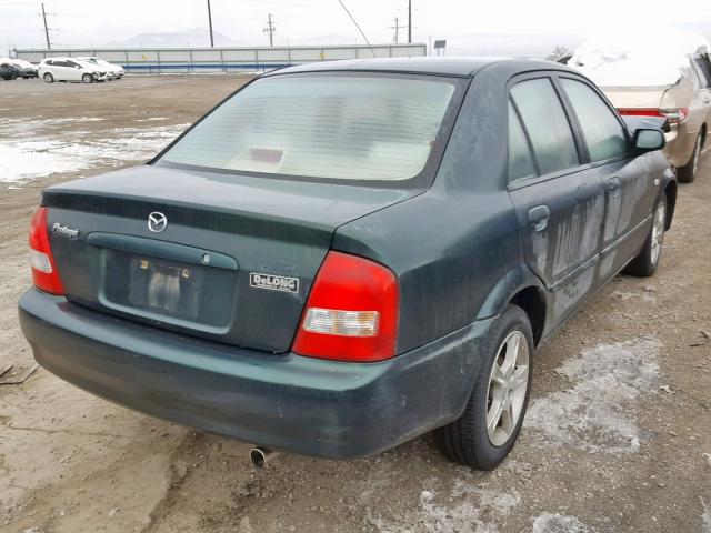 JM1BJ225630200119 - 2003 MAZDA PROTEGE DX GREEN photo 4