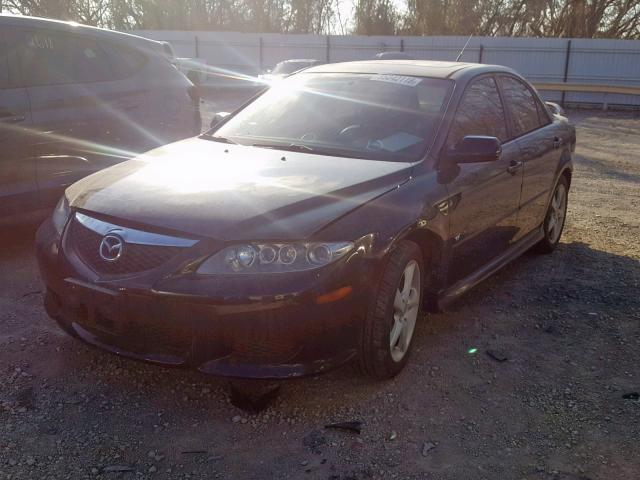 1YVFP80D045N91635 - 2004 MAZDA 6 S BLACK photo 2