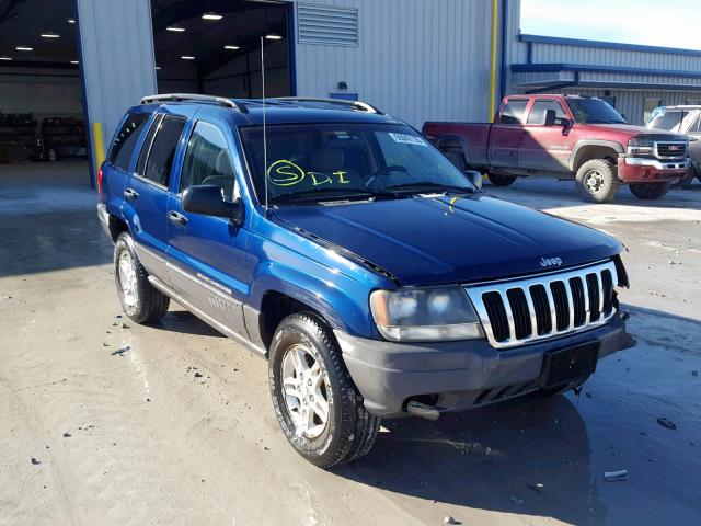 1J4GW48S22C225624 - 2002 JEEP GRAND CHER BLUE photo 1