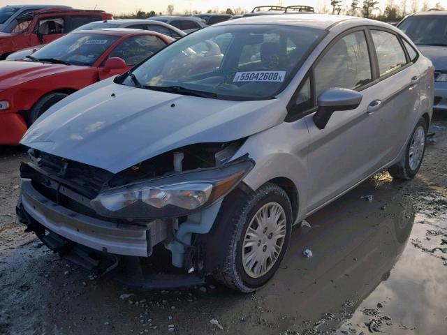 3FADP4AJ7EM151231 - 2014 FORD FIESTA S SILVER photo 2