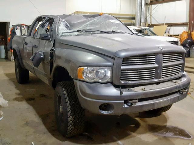 3D3LS38C45G858654 - 2005 DODGE RAM 3500 S GRAY photo 1