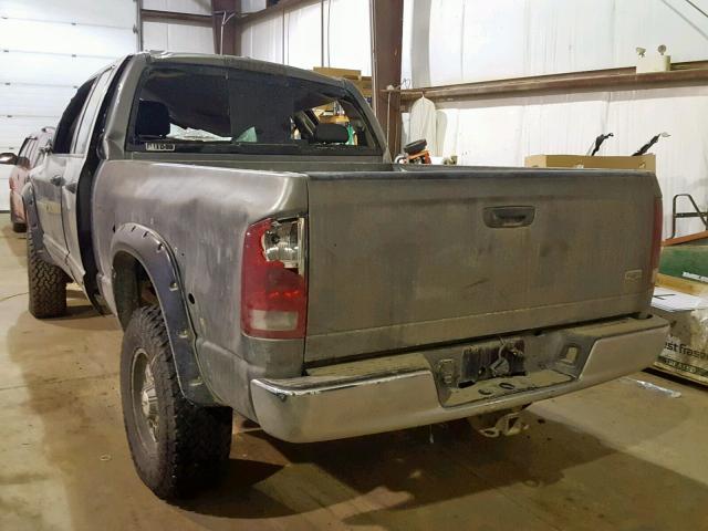 3D3LS38C45G858654 - 2005 DODGE RAM 3500 S GRAY photo 3