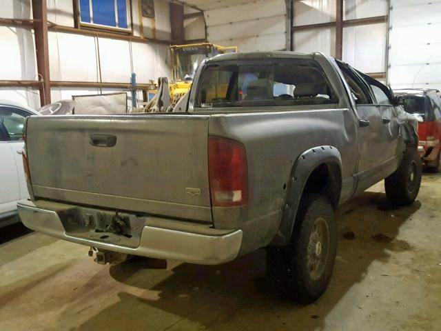 3D3LS38C45G858654 - 2005 DODGE RAM 3500 S GRAY photo 4